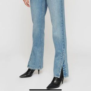 Dynamite Giselle Ultra High Waist Slit Jea…